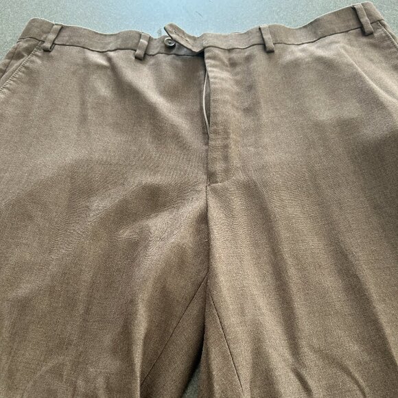IZOD Men's Dress Pants - Brown - Size 40W/32L - Picture 1 of 10